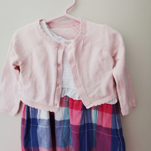 3/ 25 Baby Gap Pink Crop Cardigan - Picture 7 of 10